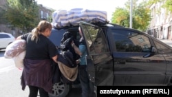 Tens of thousands of Nagorno-Karabakh Armenians have been leaving the breakaway Azerbaijani territory in recent days. 