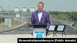 Președintele Klaus Iohanis spune că podul de la Brăila este un exemplu al potențialului de dezvoltare pe care îl are infrastructura din România.