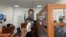 The courtroom in Pavlodar