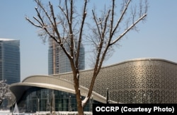 "Ташкент-Сити" сауда үйі 2023 жылғы сәуірге дейін салынып бітуі керек болған. Фото: OCCRP