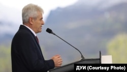 Ali Ahmeti, kryetar i Bashkimit Demokratik për Integrim.