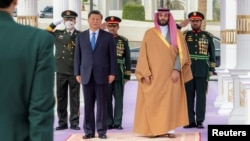 تصویر آرشیف: ولیعهد عربستان سعودی و رئیس جمهور چین 