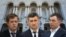 Candidații la funcția de Procuror General rămași în concurs, de la stânga la dreapta: Octavian Iachimovschi, Ion Munteanu, Alexandru Cernei