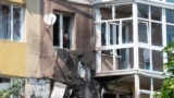 Многоэтажный жилой дом после атаки беспилотника. Воронеж, 9 июня 2023 года