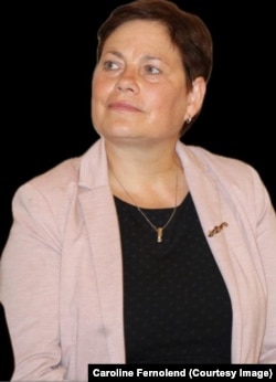 Caroline Fernolend, președinta Fundației „Mihai Eminescu Trust” din Viscri, județul Brașov.