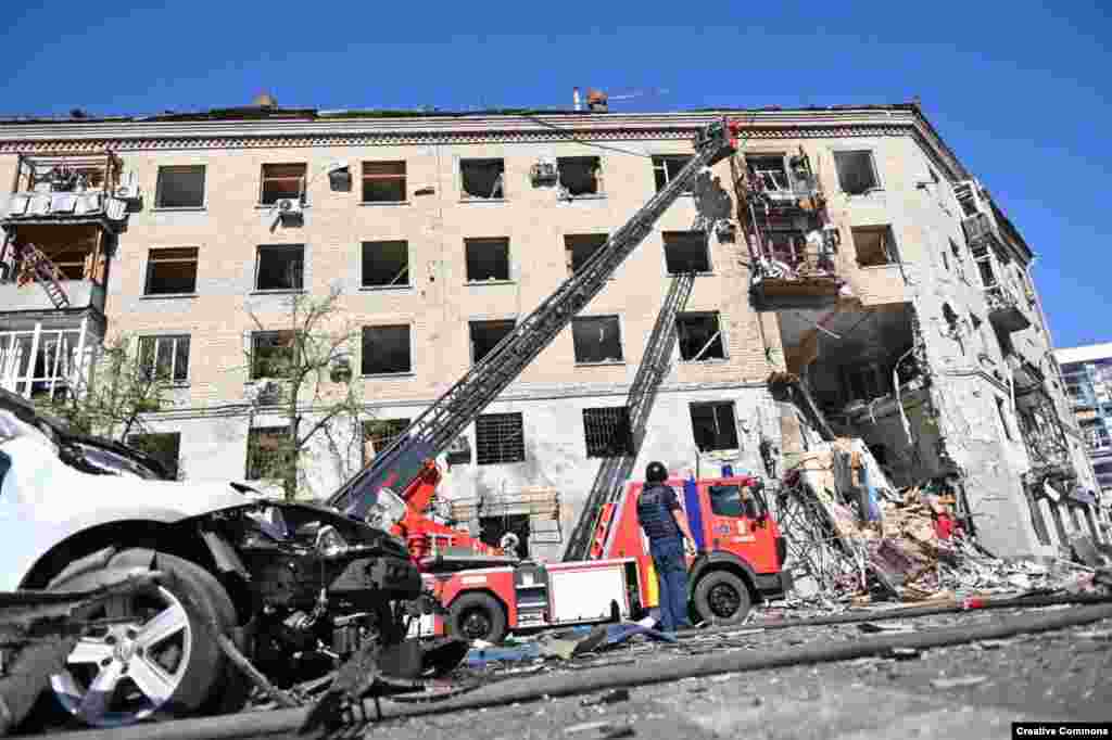Напередодні 22 червня російські війська завдали удару по житловій забудові в Харкові