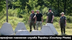 На памежнай заставе ў Валынскай вобласьці на мяжы зь Беларусьсю. Архіўнае фота