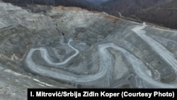 Rudnik u Boru u vlasništvu kineske kompanije Srbija Ziđin Koper, 14. februar 2024. 