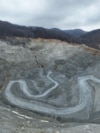 Serbia, Bor --The mine owned by the Chinese firm Serbia Zijin Copper February 14, 2024