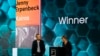 Дженни Эрпенбек и Михаэль Хофман на церемонии вручения Международного Букера, 21 мая 2024 года