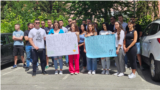 Bosnia - Herzegovin, Student protests in Sarajevo due to the glorification of war criminals, Sarajevo 13 July 2023