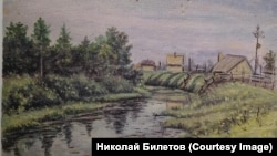 Пихтовка на картине репрессированного художника Николая Билетова