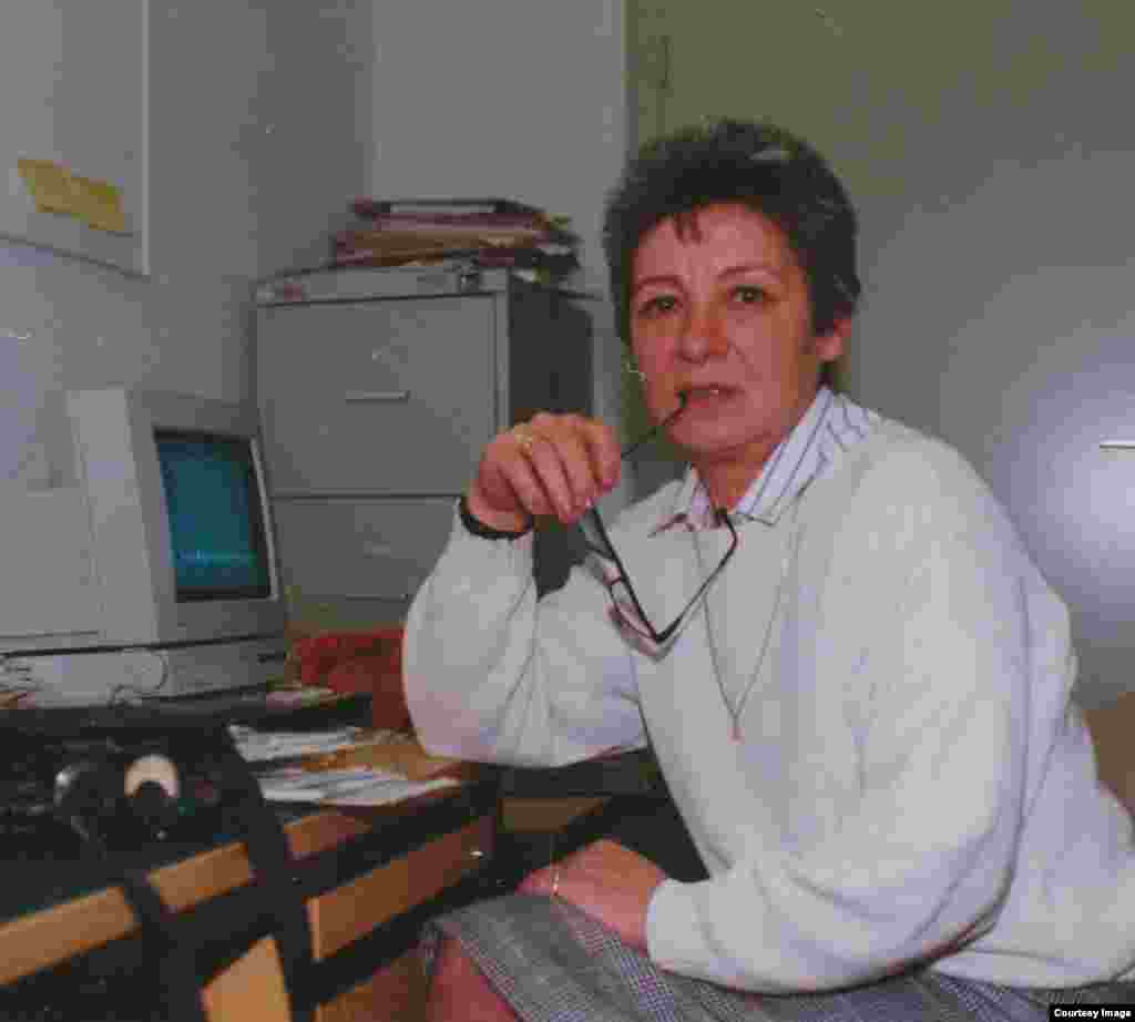 Фатима Салказанова, сотрудница Русской службы. Мюнхен, 1980-е