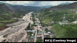Mudslides in Tajikistan on May 5