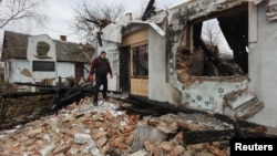 Ілюстраційне фото. Будівля музею лідера УПА Романа Шухевича, знищена російським дроном, Львів, січень 2024 року