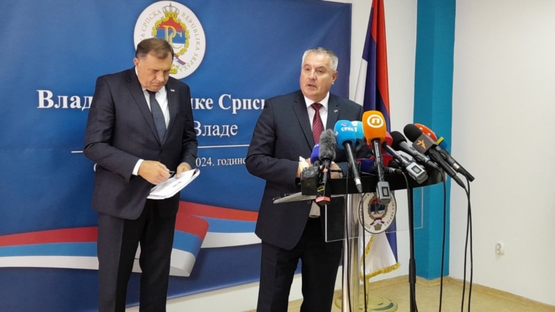 Vlada RS će Federaciji BiH ponuditi sporazum o 'mirnom razdruživanju'