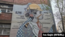 Mural umetnice Jana Danilović posvećen rodno senzitivnom jeziku