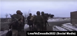 2-я батальонно-тактическая группа 810-й обрмп в начале вторжения на материковую Украину в 2022 году. Стоп-кадр из видеоинтервью Яна Суханова