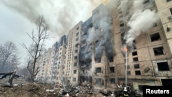 Киев после ракетной атаки РФ, 2 января 2024 года