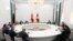 Садыр Жапаров жана Европа Парламентинин эл аралык иштер боюнча комитетинин төрагасы Дэвид Макаллистер баштаган делегацияны кабыл алды. 24-август. 2023
