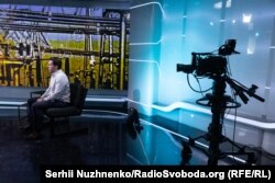 Володимир Кудрицький — голова правління ПрАТ «Національна енергетична компанія «Укренерго» під час інтерв’ю для Радіо Свобода