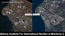 Порівняння супутникових знімків 2021 і 2023 років показує зведення Росією нових будівель та інших споруд на Новій Землі