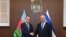 Israel - Israeli Prime Minister Benjamin Netanyahu meets Azerbaijani Foreign Minister Jeyhun Bayramov, March 29, 2023.