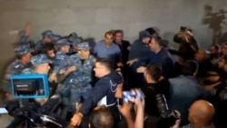 Scuffles, Protests In Yerevan After Azerbaijan Attack In Nagorno-Karabakh