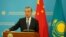China’s Foreign Minister Wang Yi in Astana on May 20. 