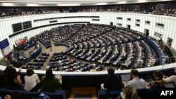 Заседание Европарламента в Страсбурге. Июль 2023 года. 