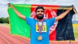 ولی محمد نوری ورزشکار نابینای افغان - تصویر از آرشیف

