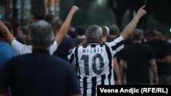 Protest navijača Partizana, Beograd, 31. avgust 2023.