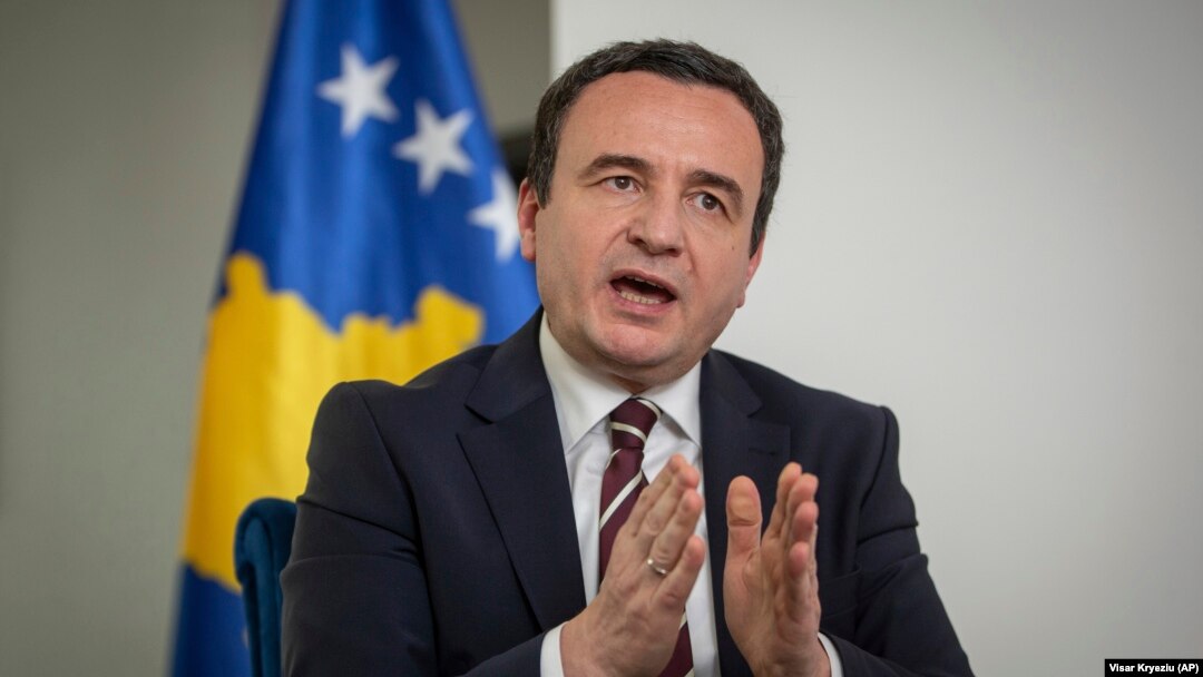 Kryeministri i Kosovës, Albin Kurti. Fotografi nga arkivi.