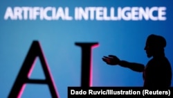 Ілюстрація агентства Reuters на тему штучного інтелекту (ШІ), англійською: Artificial Intelligence (AI)