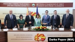 Кандидатите за претседател на државата потпишаа Кодекс за фер и демократски избори, Скопје 2 април 2024. 
