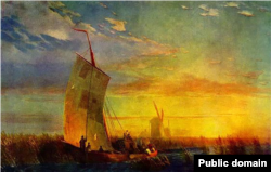 Іван Айвазовський, «Очерети на Дніпрі поблизу містечка Олешки», 1857