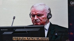 Ratko Mladic, the Bosnian Serb wartime commander, pictured during his trial at an international court for genocide and crimes against humanity committed during the Bosnian War from 1992 to 1995, Mladic, who was found guilty, has died at the age of 84.