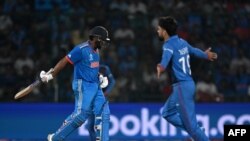 مسابقه کریکت میان تیم های افغانستان و هند