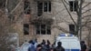 Последствия попадания украинского дрона в жилой дом на Пискаревском проспекте, 2 марта 202 года