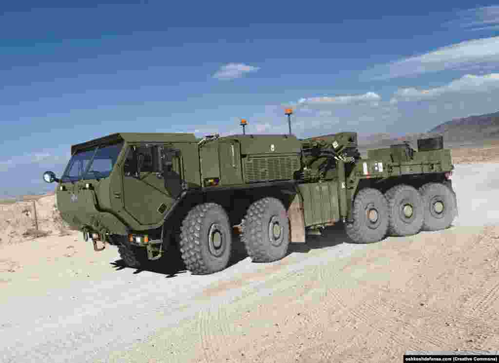Logistics support vehicles&nbsp; It was not specified what model of the vehicles would be supplied. This image shows a truck from the logistic vehicle system replacement&nbsp;(LVSR) family.&nbsp;