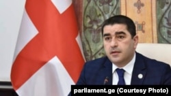 Georgian parliamentary Speaker Shalva Papuashvili (file photo). 