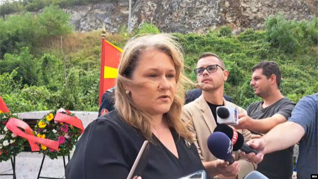Министерката за одбрана Славјанка Петровска
