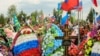 تصویری از گورستان قربانیان جنگ در منطقه تامبوف روسیه