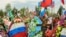 تصویری از گورستان قربانیان جنگ در منطقه تامبوف روسیه