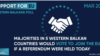 Анкета на ИРИ за Западен Балкан: Поддршка за членството во ЕУ, нападите на Русија врз Украина неоправдани