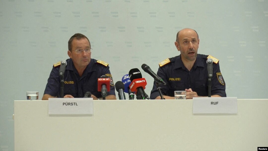 Прес-конференција на австриската полиција за внатрешни работи, Виена, 8 август 2024