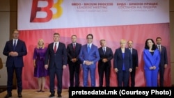 Samiti i udhëheqësve të procesit të Bërdo-Brionit në Shkup, Maqedonia e Veriut, 11 shtator 2023.
