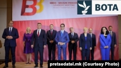 Samiti i udhëheqësve të procesit të Bërdo-Brionit në Shkup, Maqedonia e Veriut, 11 shtator 2023.
