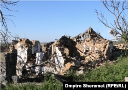 Розбитий будинок в Андріївці Херсонської області