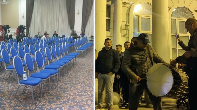 Тапани во штабот на ВМРО-ДПМНЕ, воздржаност кај СДСМ  